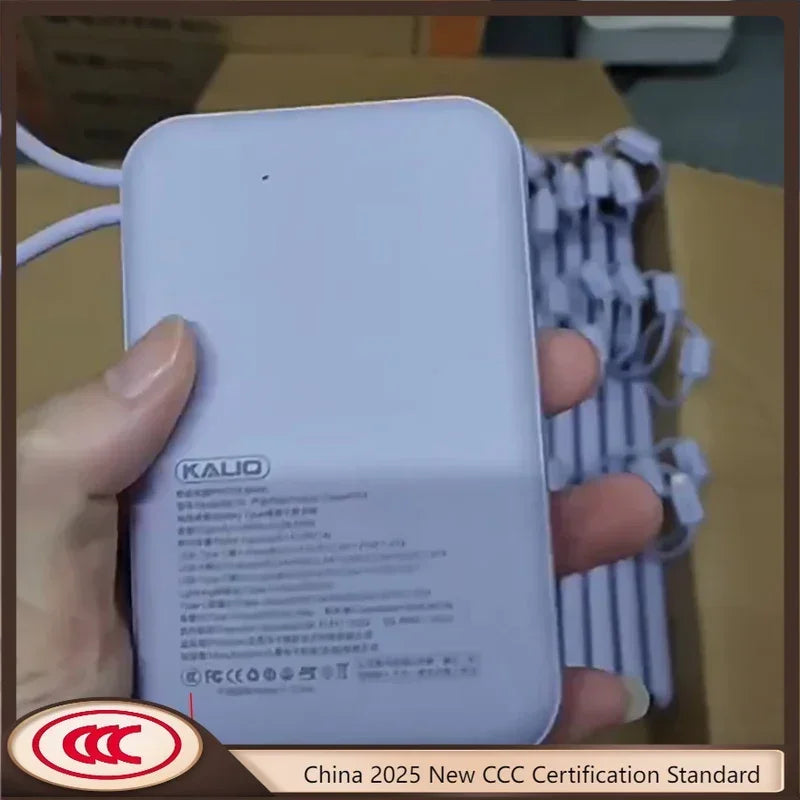 CCC China standard 66W Power Banks Fast Charger Powerbank 20000mAh for iPhone 16/15/14/13 Xiaomi Huawei Samsung External Battery