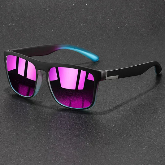 Vintage Square UV400 Sports Sunglasses