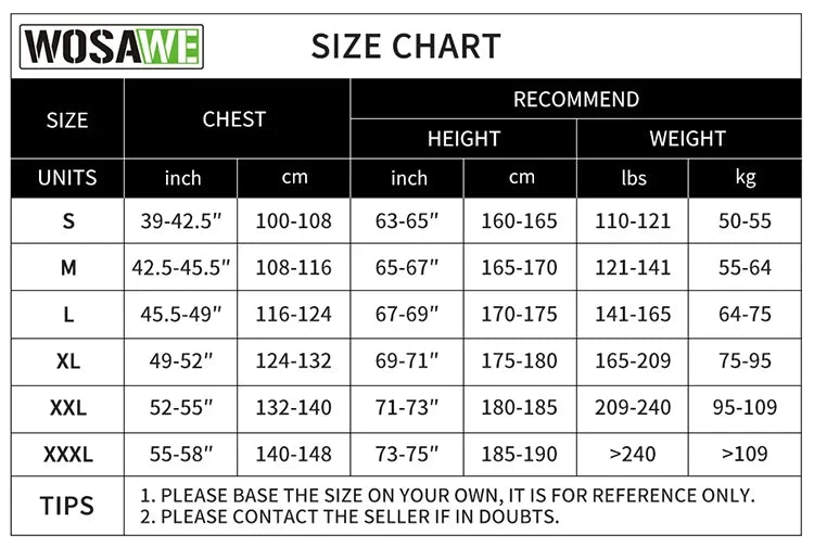 WOSAWE Men’s Waterproof Cycling Jacket