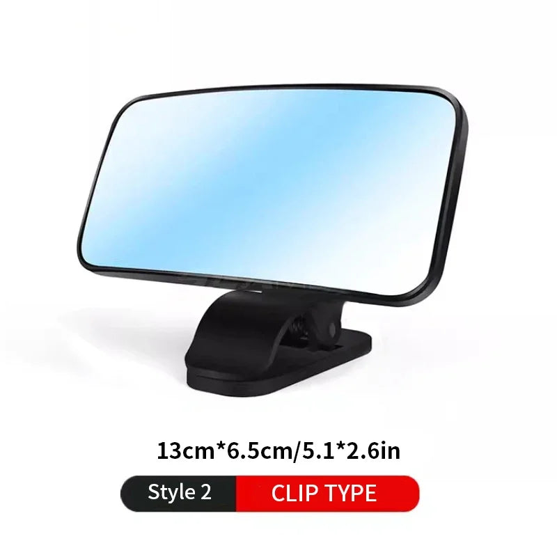 Car Interior Baby Mirrors 360 Degrees Rotatable Windshield Sucker Sun Visor Plate Clips Mirror Baby Kid Back Seat Observe Mirror
