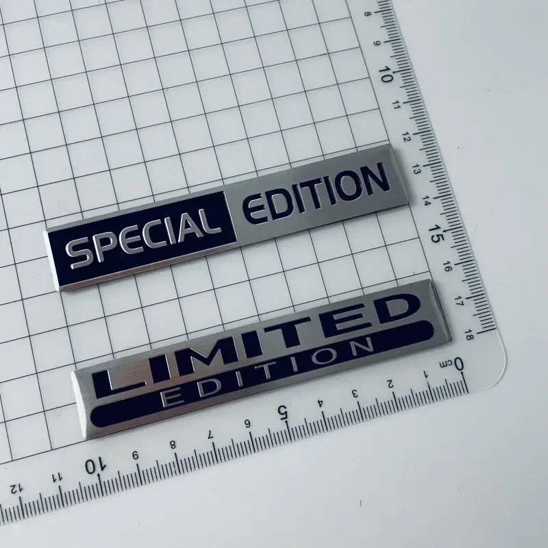 3D Metal LIMITED EDITION Emblem Sticker Aluminum Logo Car Fender Badge Trunk Decal Special EDITION Accessories
