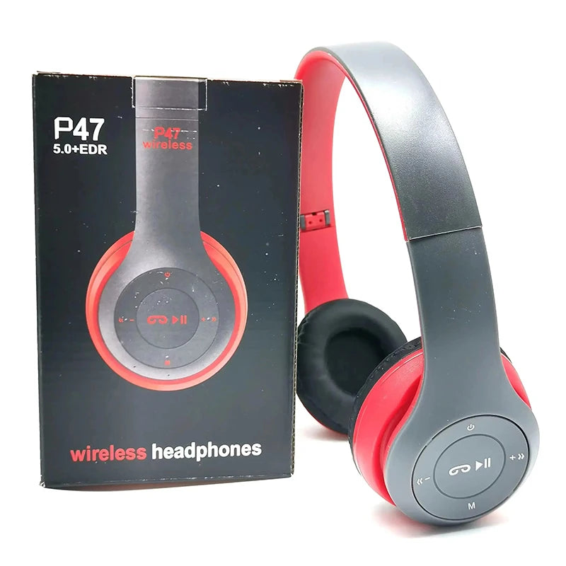 Handsfree Wireless Headphones Noise Canceling Headphone Earphone P47 headset Bluetooth Head Phone for iPhone Huawei Samsung S22