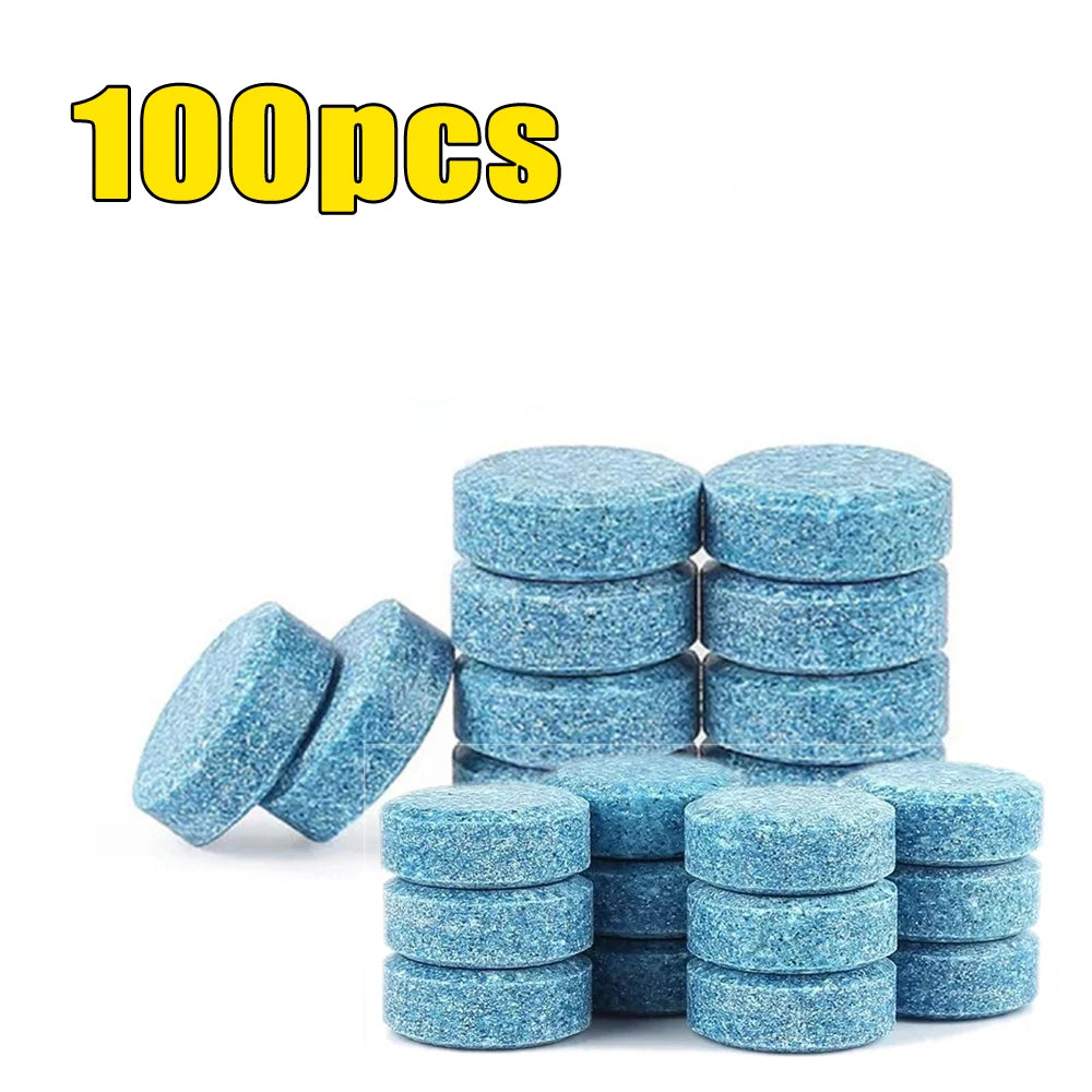 Car Windshield Cleaner Car Effervescent Tablet Glass Water Solid Cleaner Universal Automobile Accessories Spray Cleaner