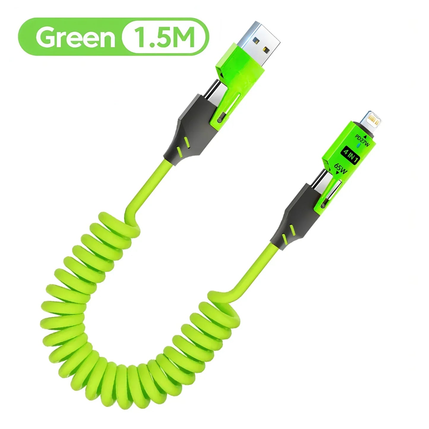 Zinc Alloy 4-in-1 USB-C Cable