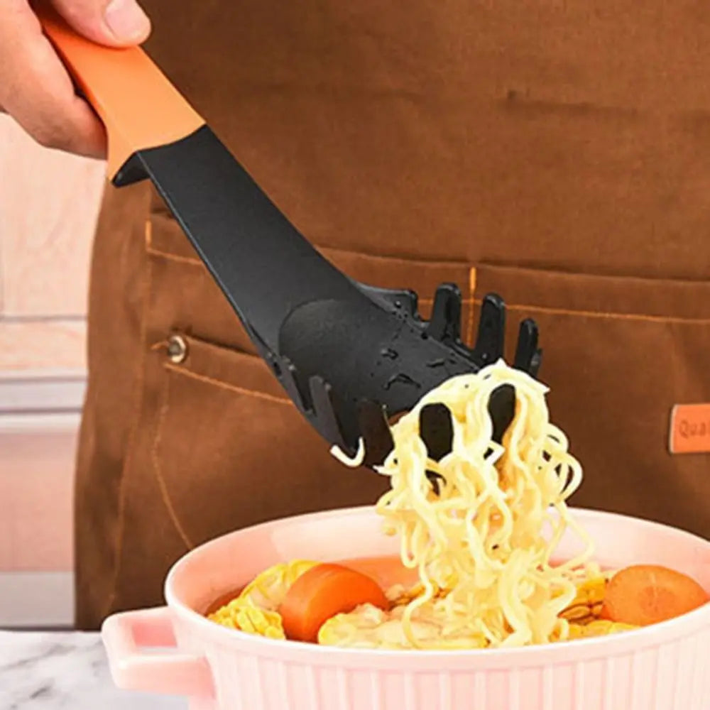 7Pcs/Set Heat-resistant Cooking Spatula Set Nylon with Storage Rack Kitchen Utensils Set Non Stick Colorful Slotted Spoon