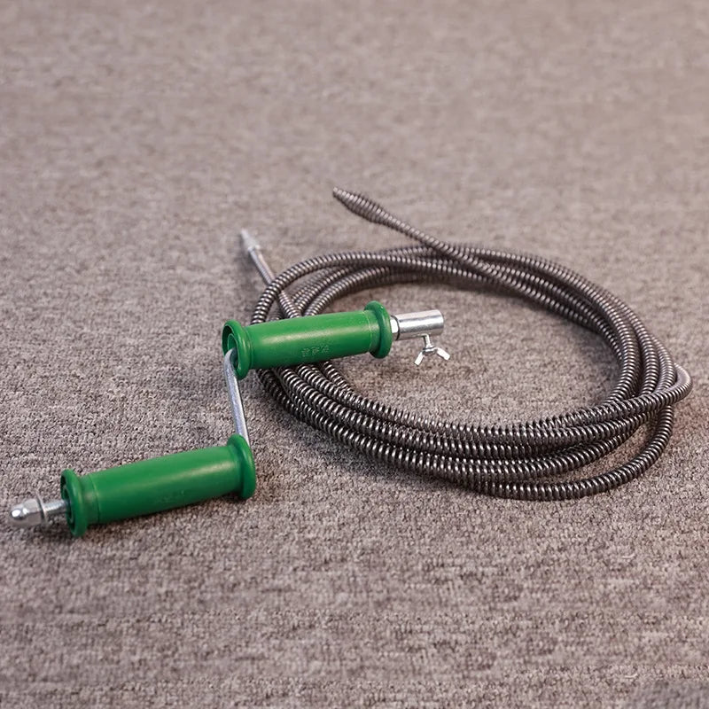 Toilet, floor drain, kitchen, toilet and bathroom blockage unclogging spring, household power tool, sewer unclogging wonder