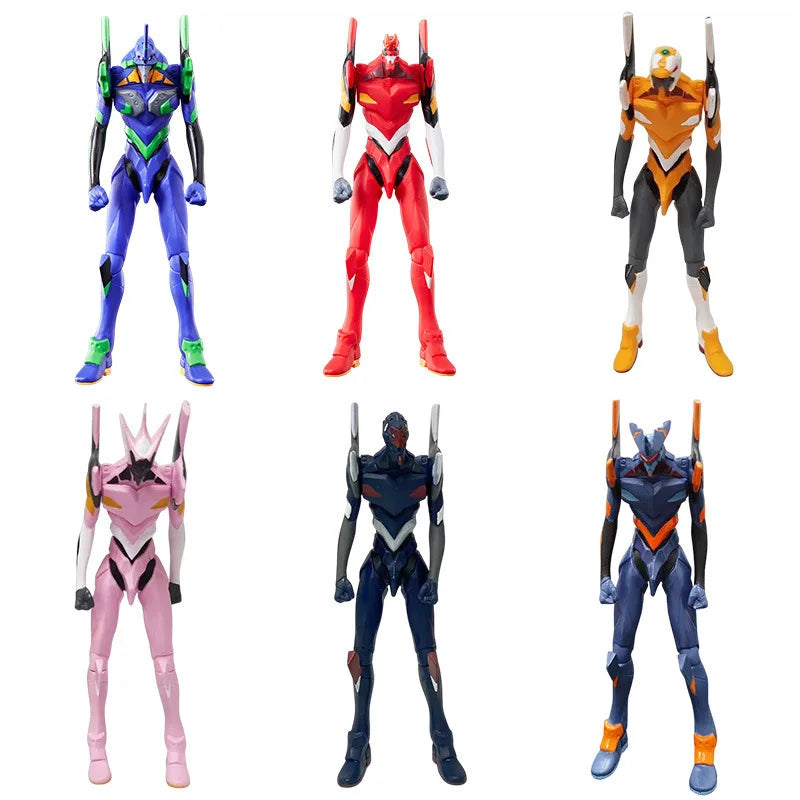 Figuras Ação Articuladas Neon Genesis Evangelion EVA Unidade-01 e Unidade-00, Kits de Modelagem e Brinquedos - Presente Perfeito