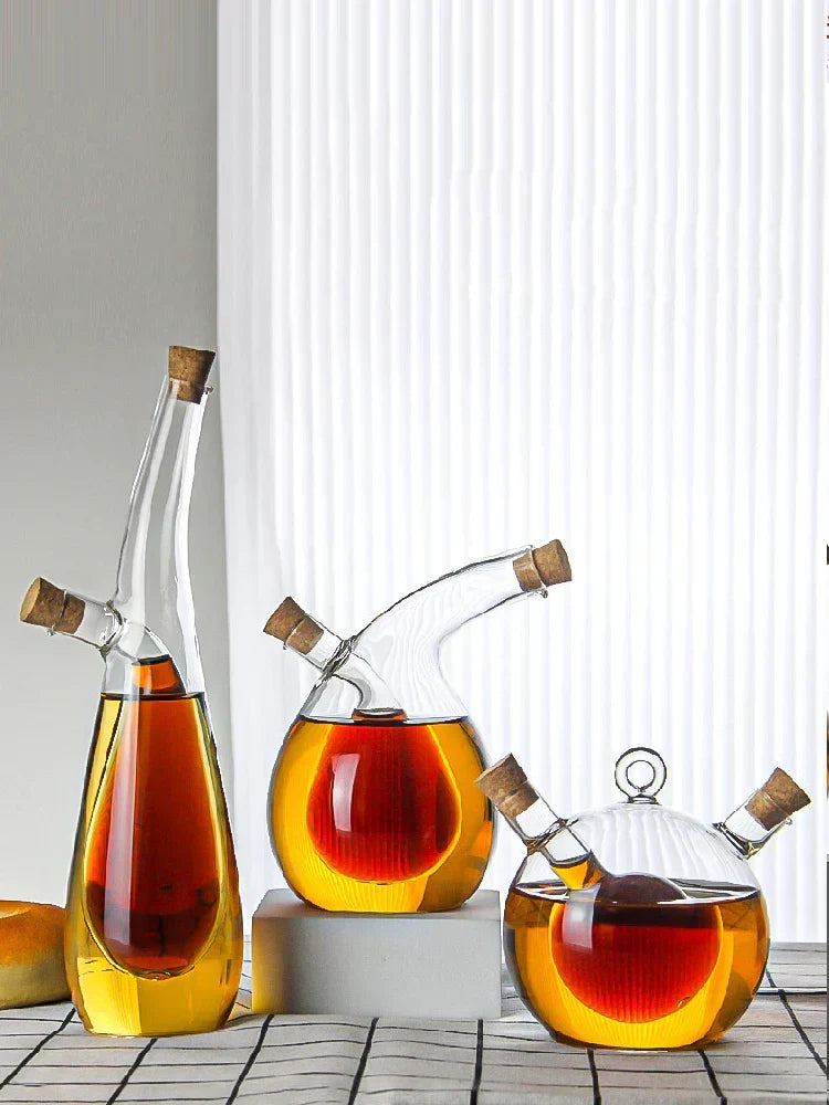 2-in-1 Glass Oil Jug