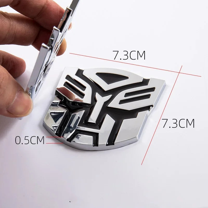 3D Metal Car Rear Boot Trunk Side Fender Emblem Badge Sticker Decals For Universal Car Styling Accessories