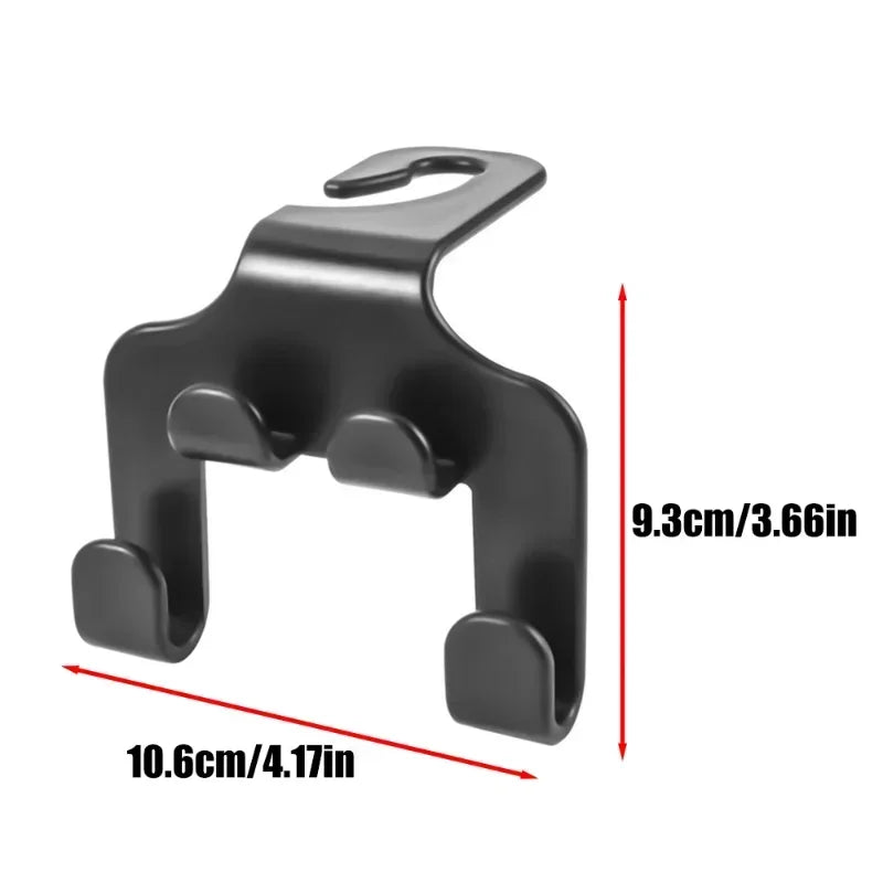 1/2Pcs Universal Car Backseat Multifunction Phone Holder with Hook for Rear Seat Storage Mount Auto Organizer Accessories