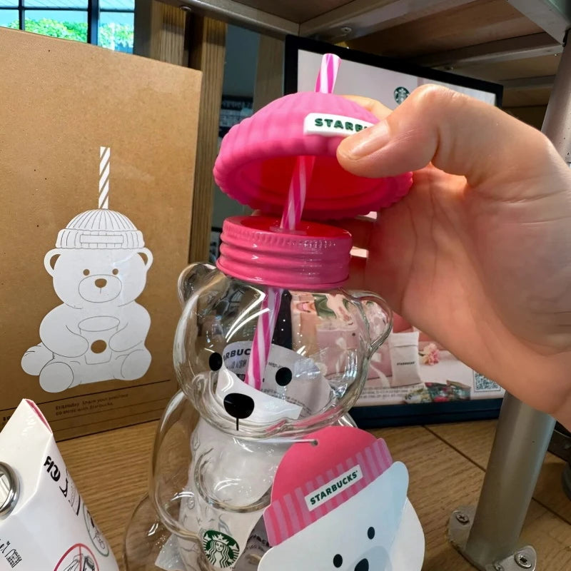 Starbucks Korea Official Limited 591ml Clear Bear Cup