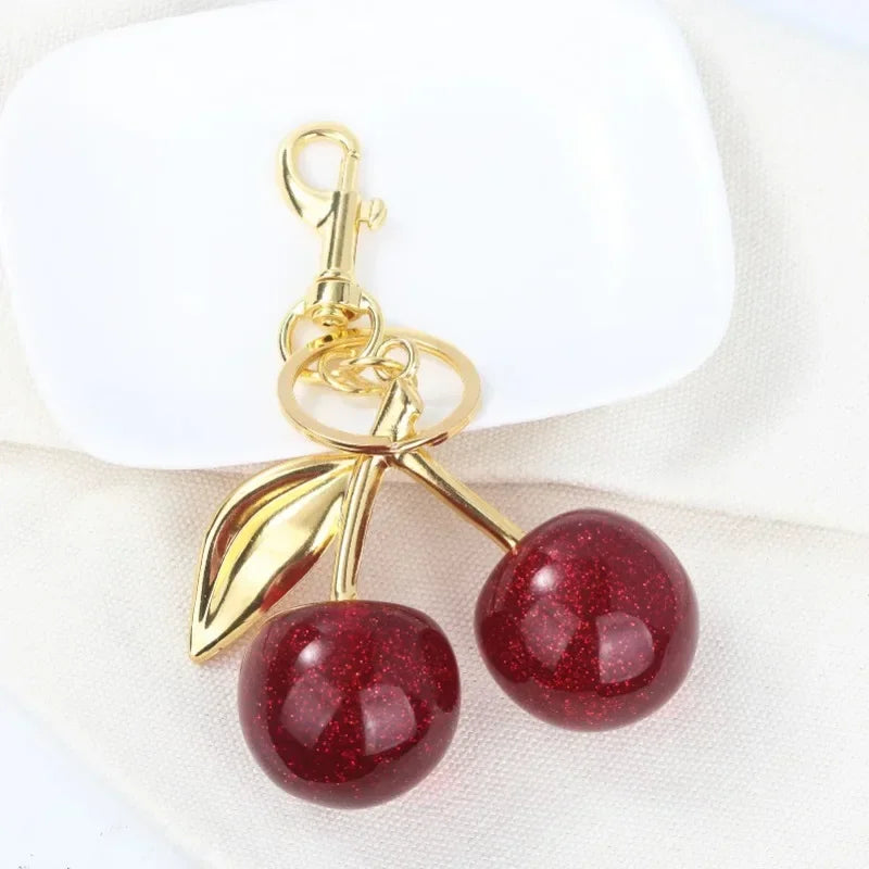 Cherry Keychain Bag Pendant Shoulder Strap Extension Bag Strap Extension Chain Crossbody Accessory Headphone Bag Chain