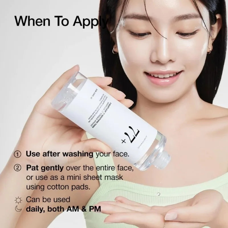 Anua Heartleaf 77% Soothing Toner,Moisturizing,Calming Skin,Refreshing,Purifying for Sensitive Skin Skincare Products 250ml