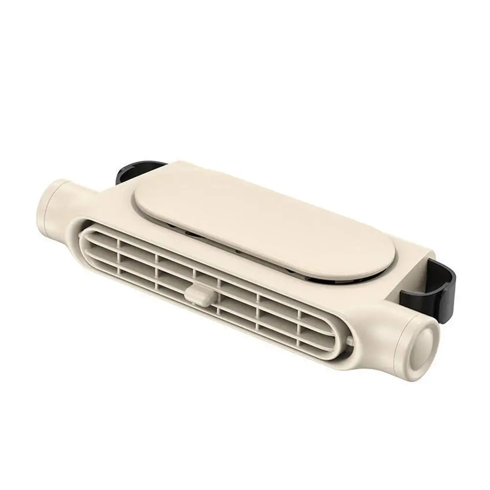 Car Fans for Backseat, Portable Car Seat Fan Rechargeable USB-C Powered Headrest Fan, Dual-Turbo 3-Speed Cooling for SUVs & RVs