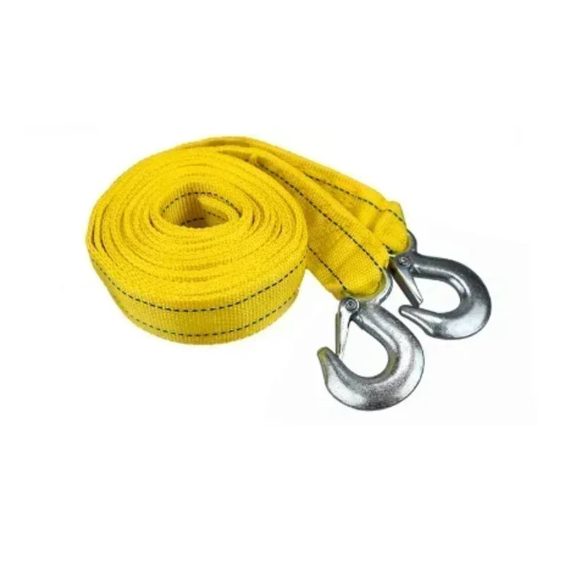 1 Pcs 4M Car Tow Cable Heavy Duty 3Ton/5Ton Trailer Rope Towing Pull Rope Strap Hooks Van Road Recovery Car Accessories