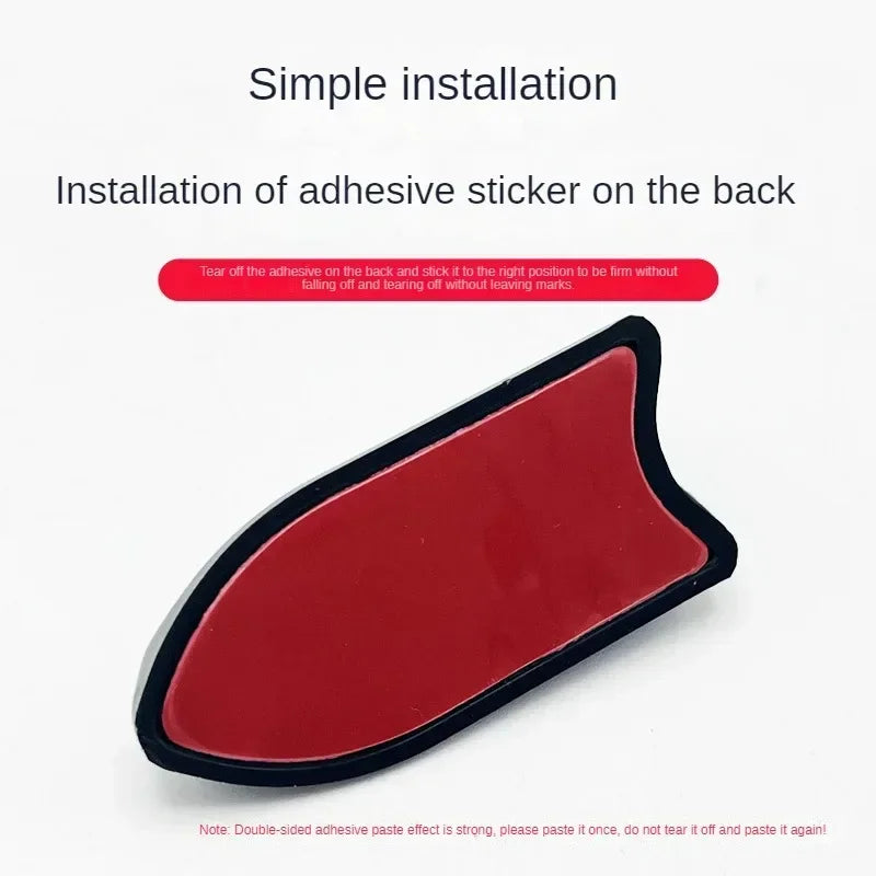 6/1 PCS UV-protected & weatherproof 6pcs Black Car EVO-Style PP Roof Shark Fins Spoiler Wing Kit Vortex Generator