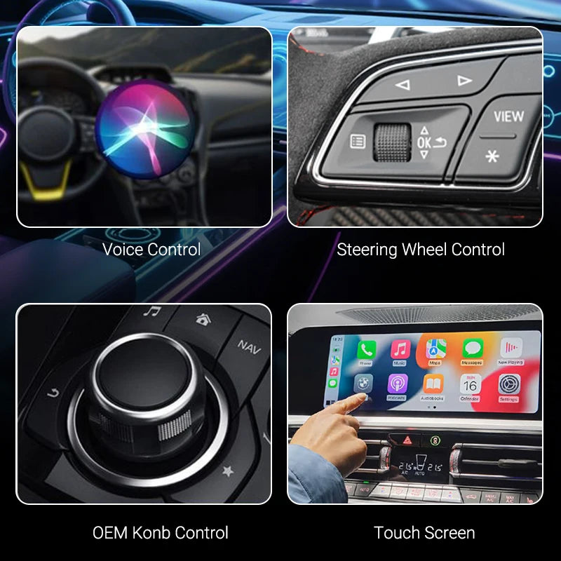 2025 New Upgrade CarPlay Box Stable Wireless Smart Connection Instant Pairing Drive Smarter Plug&Play Wired to Wireless Mini Box