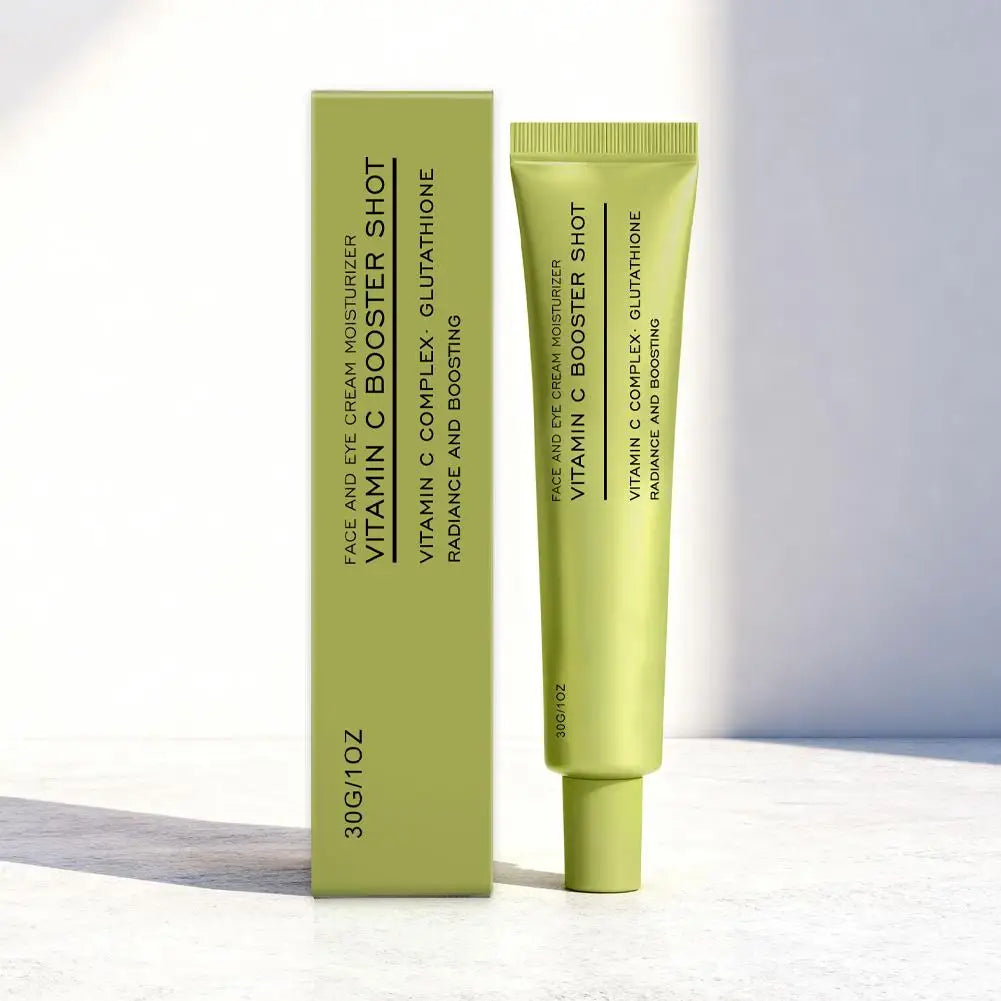 Vitamin C Booster Shot Face Cream With Glutathione And Niacinamide For Dark Spot Care,Improves Fine Lines,Korean Glass Skin Care