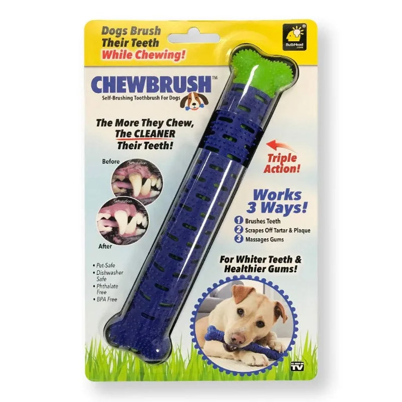 Dog Molar Stick Food Grade Bone Shape Dog Tooth Cleaning Interactive Bite Resistant for Small Pet with Slight Bite Force