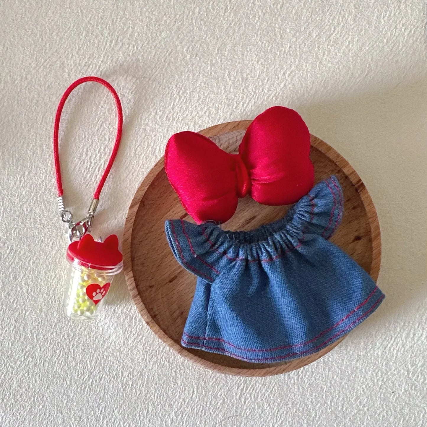 JUMEET Labubu Macaron Doll Outfit Set