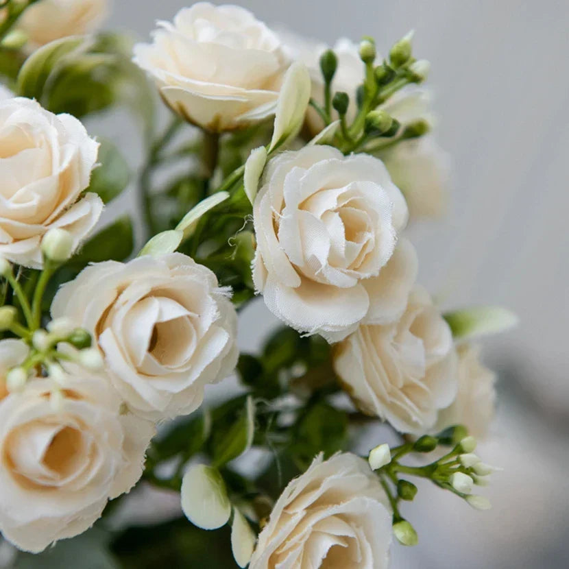 Silk Rose Bouquet Decor