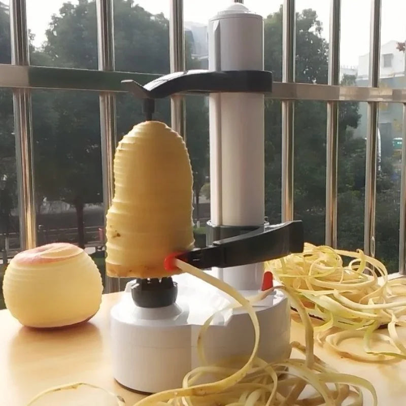 Multifunction Electric Peeler For Vegetables Automatic Stainless Steel Apple Peeler Kitchen Potato Fruit Cutter Machine