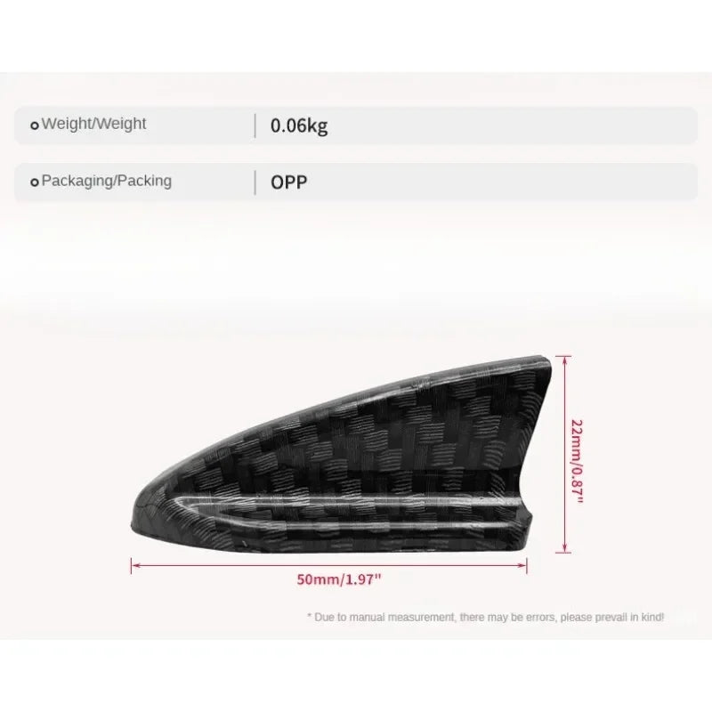 6/1 PCS UV-protected & weatherproof 6pcs Black Car EVO-Style PP Roof Shark Fins Spoiler Wing Kit Vortex Generator