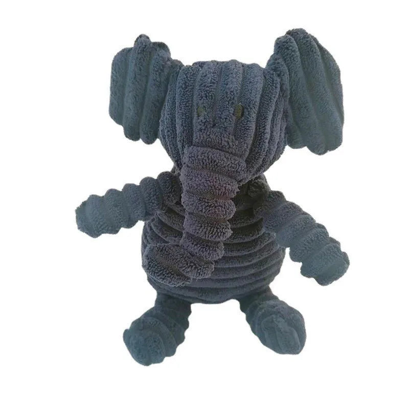 YOUSE Corduroy Donkey Dog Chew Toy