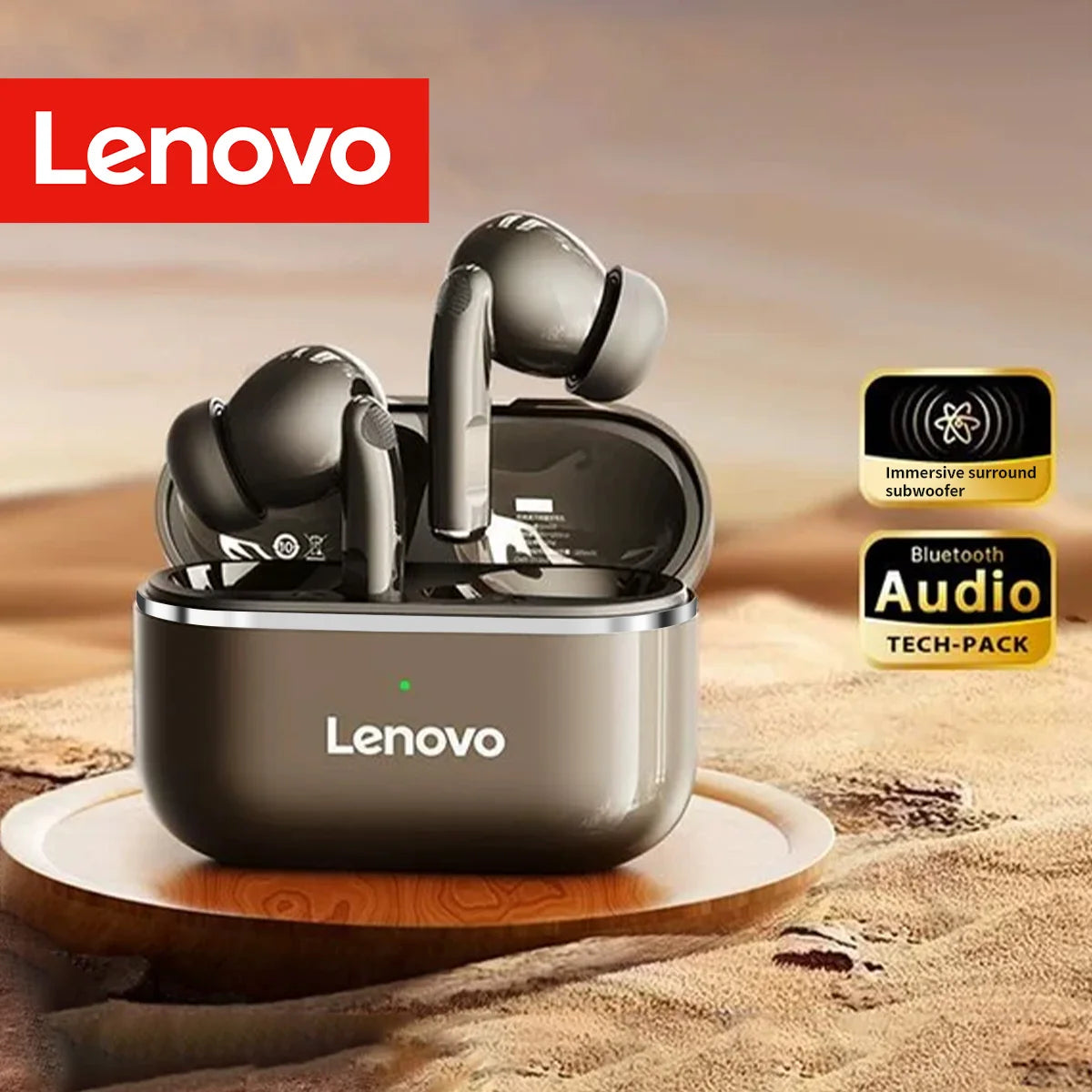 Lenovo EA230 Bluetooth 5.4 Wireless Headphones Built In Microphone USB Type C Charging Port Noise Isolating Comfortable Over New