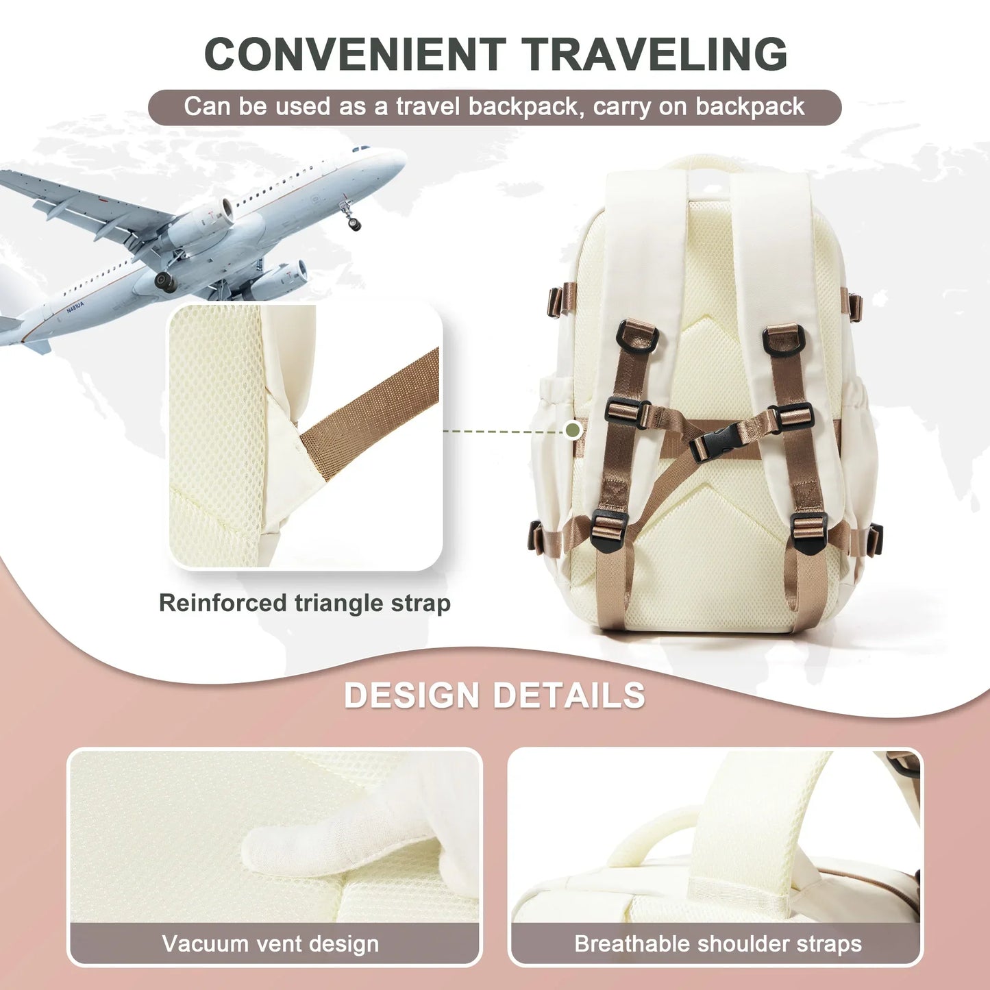 Cabin Travel Laptop Carry-On Backpack