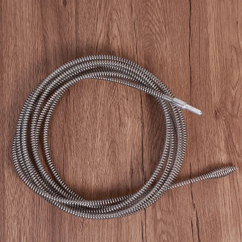 Toilet, floor drain, kitchen, toilet and bathroom blockage unclogging spring, household power tool, sewer unclogging wonder