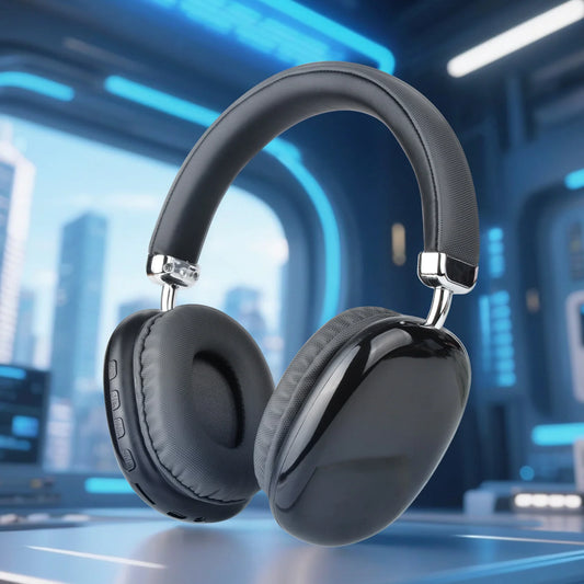 Wireless Over-Ear Headphones,5.3 Chip,Hi-Fi 360° Surround Sound,Dual Device Connection,Long Battery,Stylish Wireless Headset