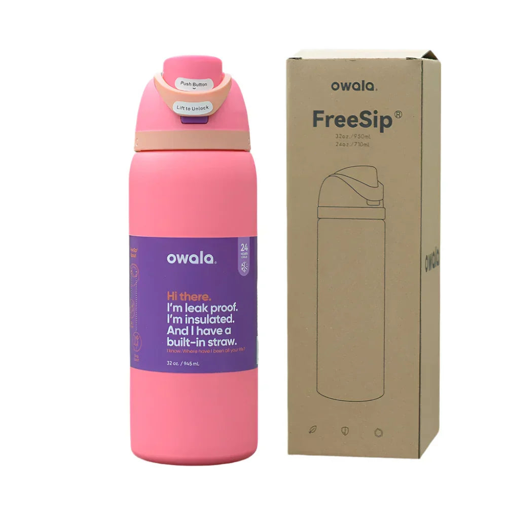 Owala FreeSip Purple Water Bottle