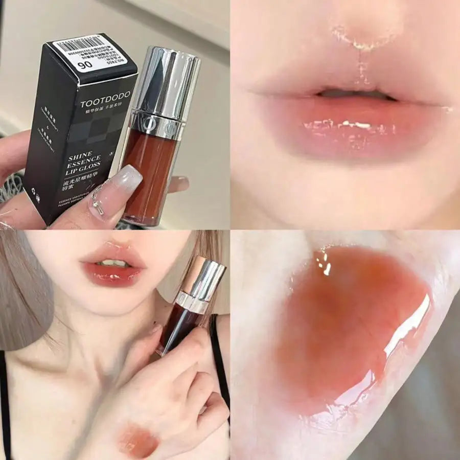 Toot Dodo Glowing Lip Gloss Hydrating Formula Sheer Glass Lip Effect Stylish Look Perfect for Holiday Gifts