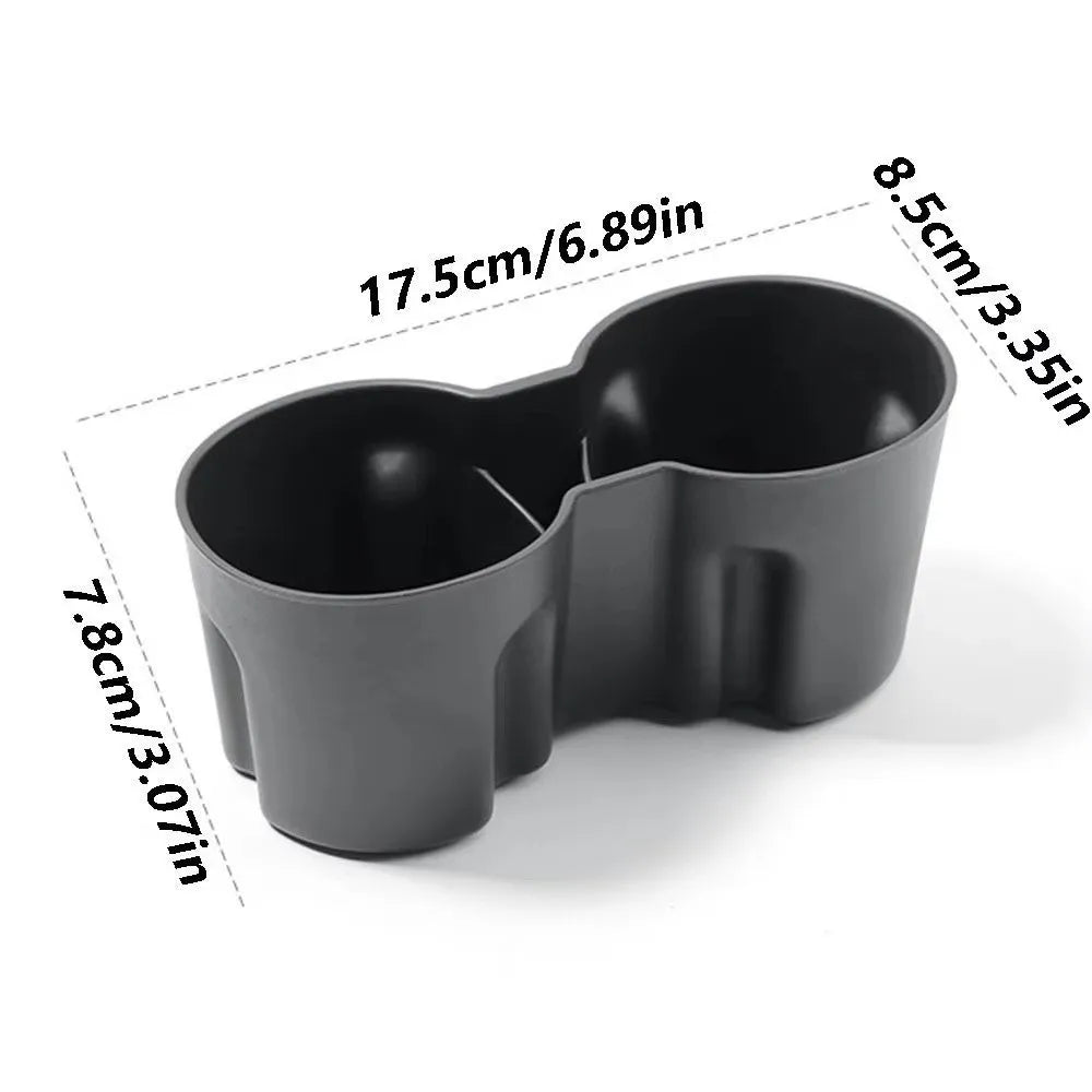 Anti-slip Console Cup Holder Limiter Waterproof TPE Center Console Storage Box for Tesla Model 3/Y Juniper Launch 2025