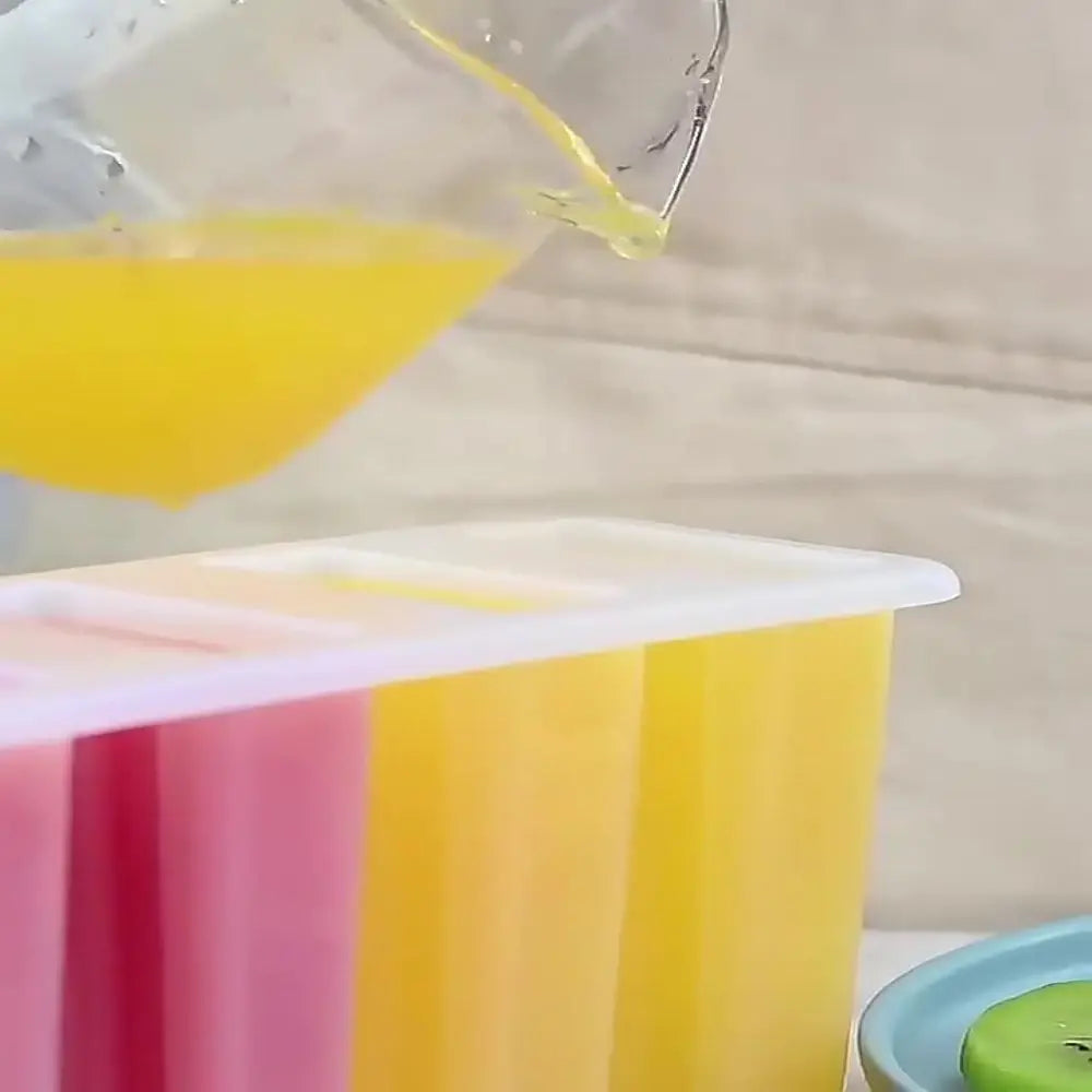 Popsicle Mold With Lid Home Made Homemade Mung Bean Popsicle Homemade Ice Cream Frozen Ice Cream Molds