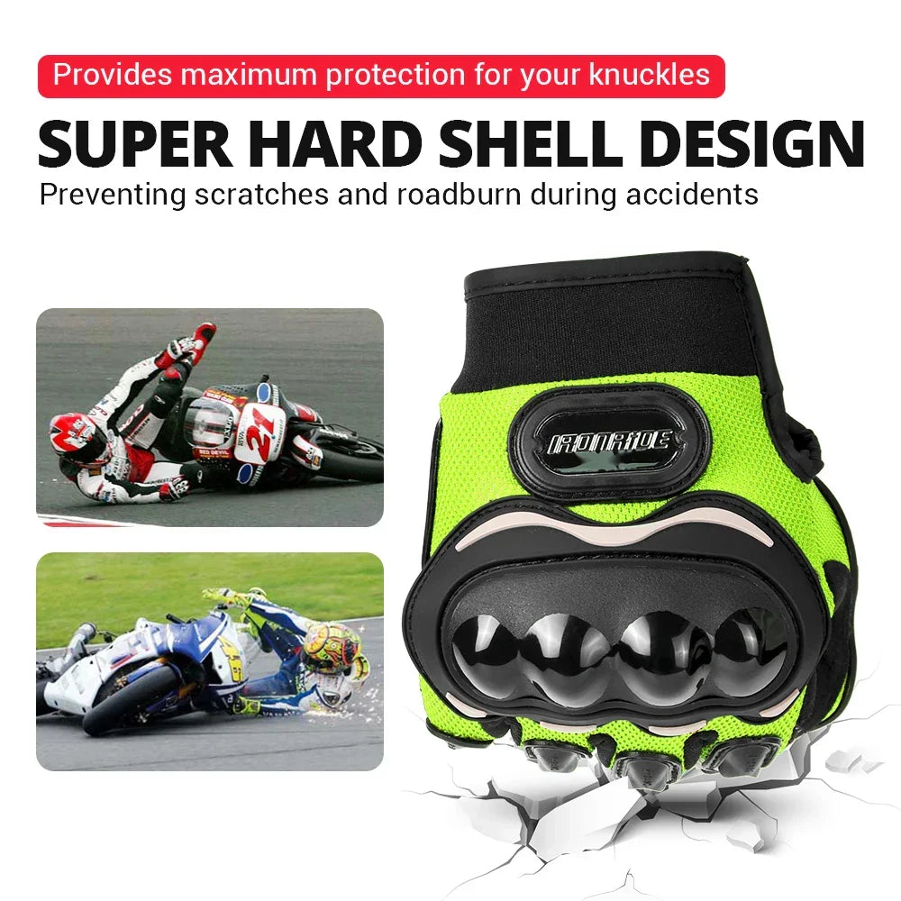 Breathable Touch Screen Motorcycle Gloves