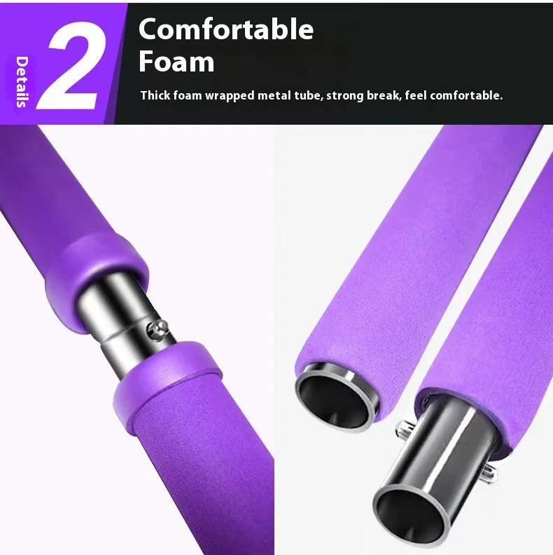 Adjustable Pilates Fitness Bar