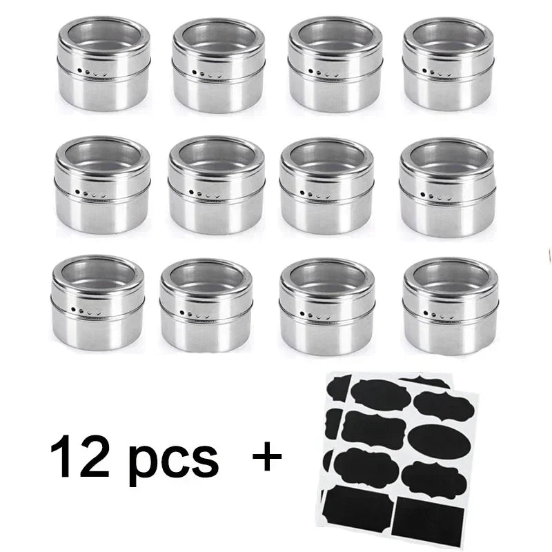 Stainless Steel Spice Tin Rack