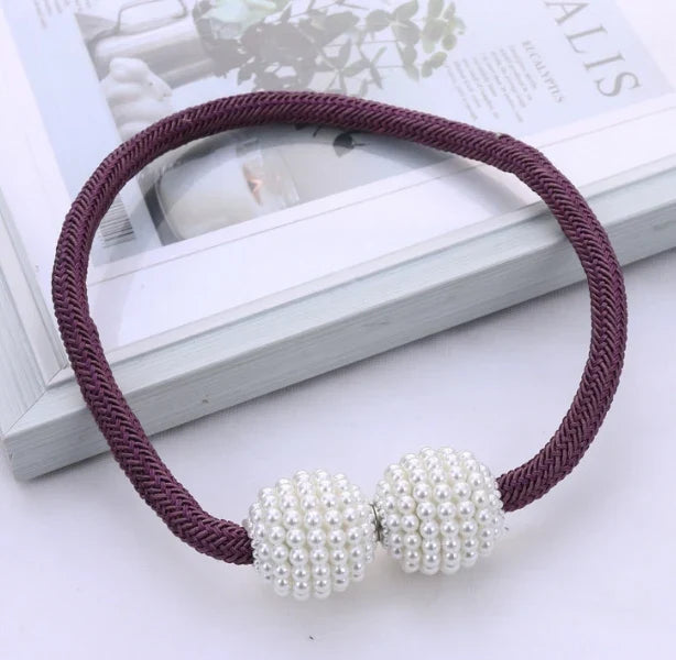 Pearl Magnetic Curtain Tiebacks