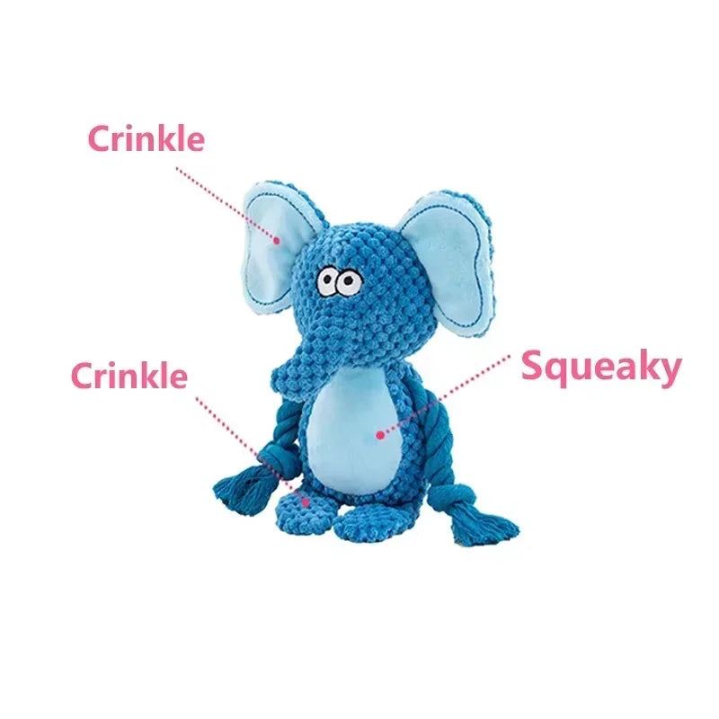 Stuffed Squeaky Dog Toy