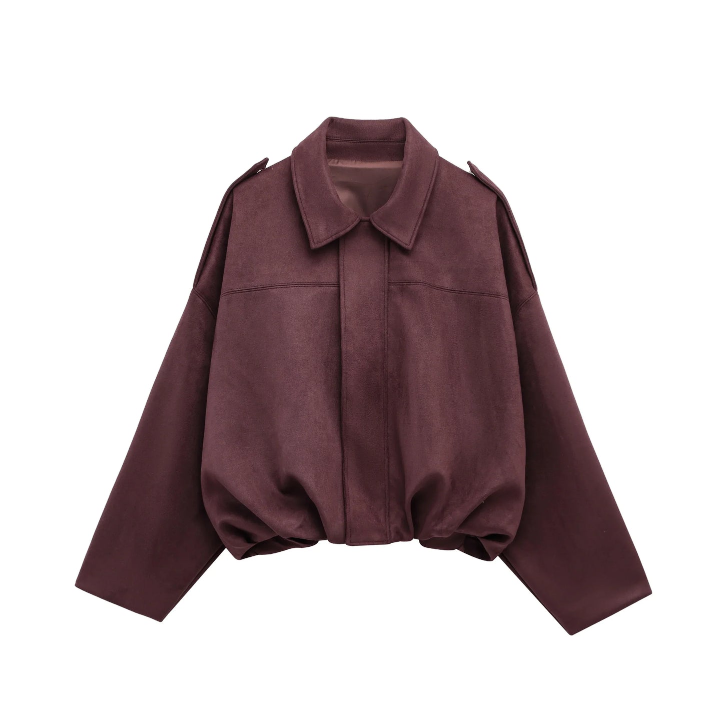 Martini Green Oversized Bomber Jacket
