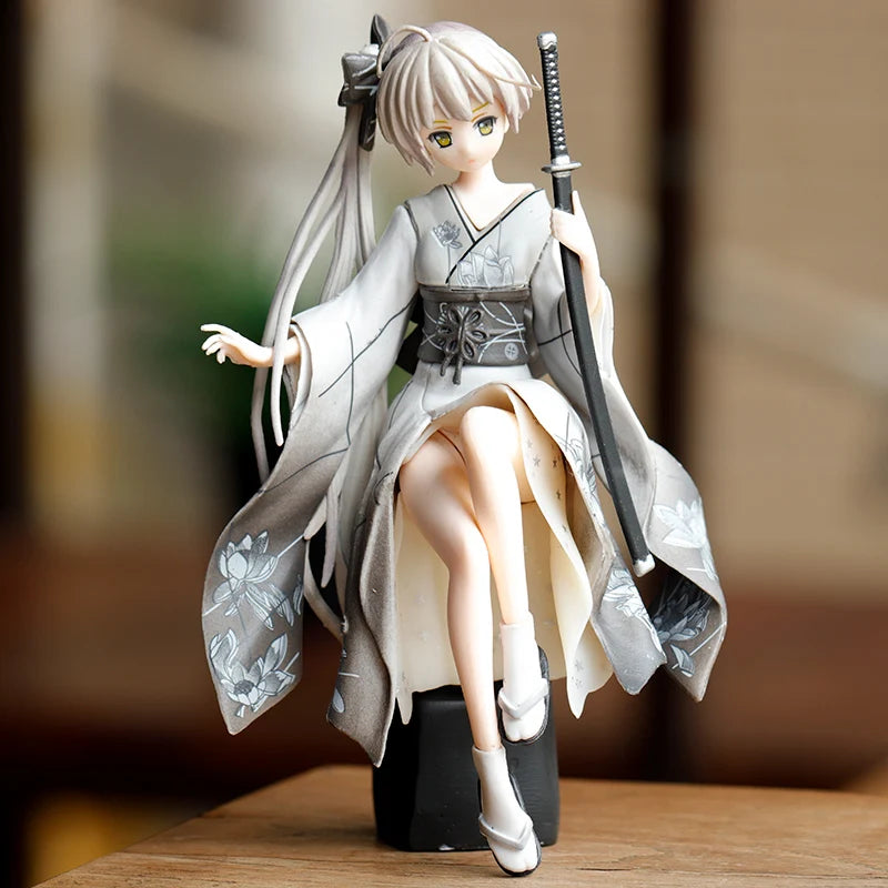 Japan 13CM Yosuga No Sora Figure PVC Action Anime Collection Peripherals Doll Model Toys Kimono for Kid Gift