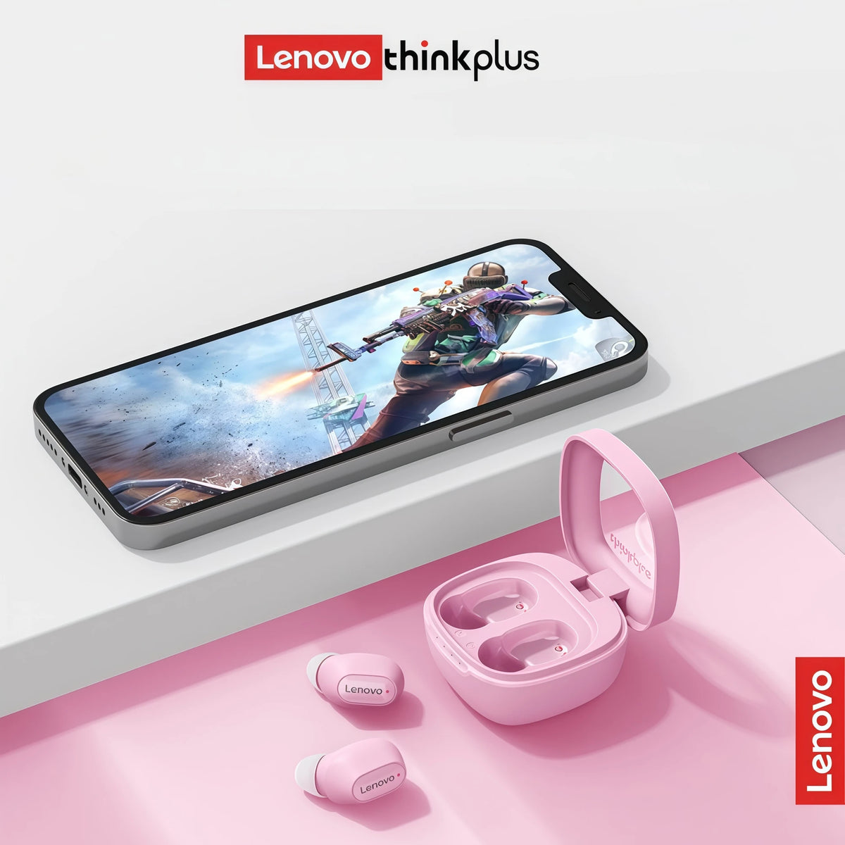Lenovo XT62 Earphones Bluetooth 5.3 Mini Earbuds Wireless HiFi Sport Noise Reduction Headsets with Mic Touch Control TWS Origina