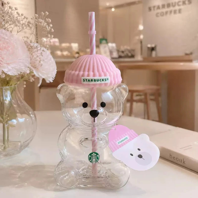 Starbucks Korea Official Limited 591ml Clear Bear Cup