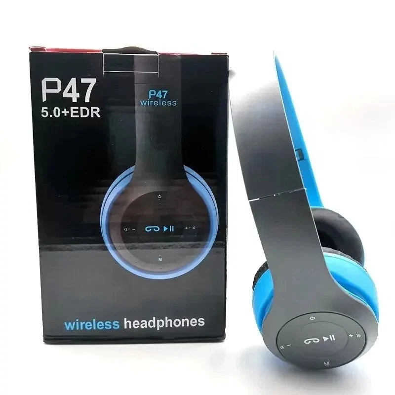 Handsfree Wireless Headphones Noise Canceling Headphone Earphone P47 headset Bluetooth Head Phone for iPhone Huawei Samsung S22