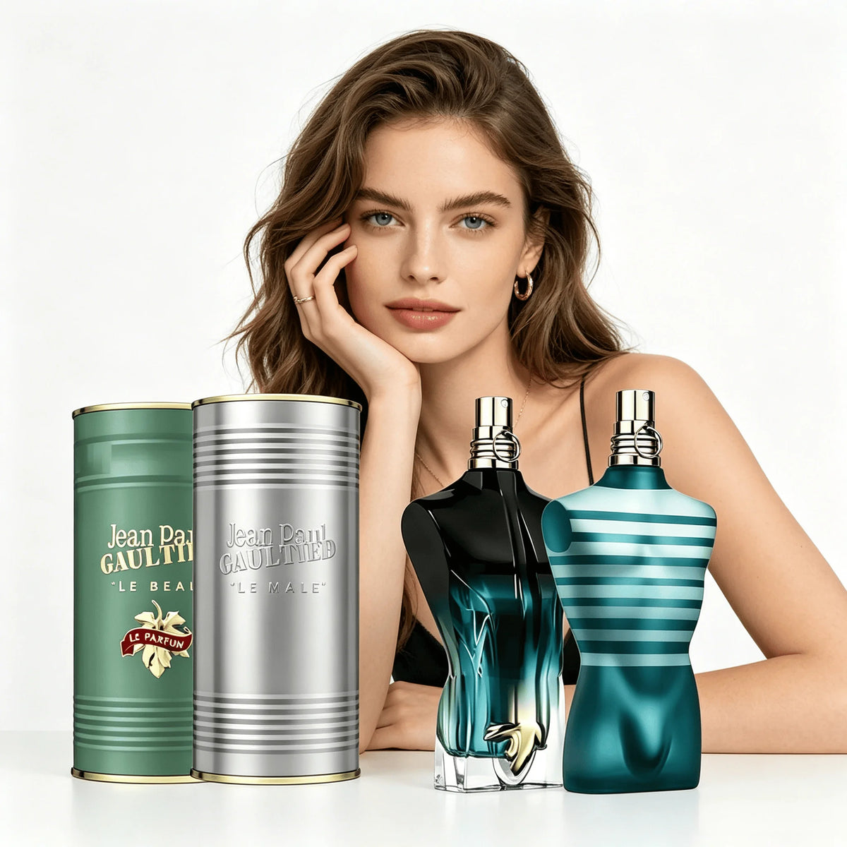 Jean Paul Gaultier Le Beau Le Parfum 4.2Oz Men's Perfume, Long Lasting Fresh Oriental Scent, Elegant Luxury Fragrance, Popular High Demand Designer Perfume