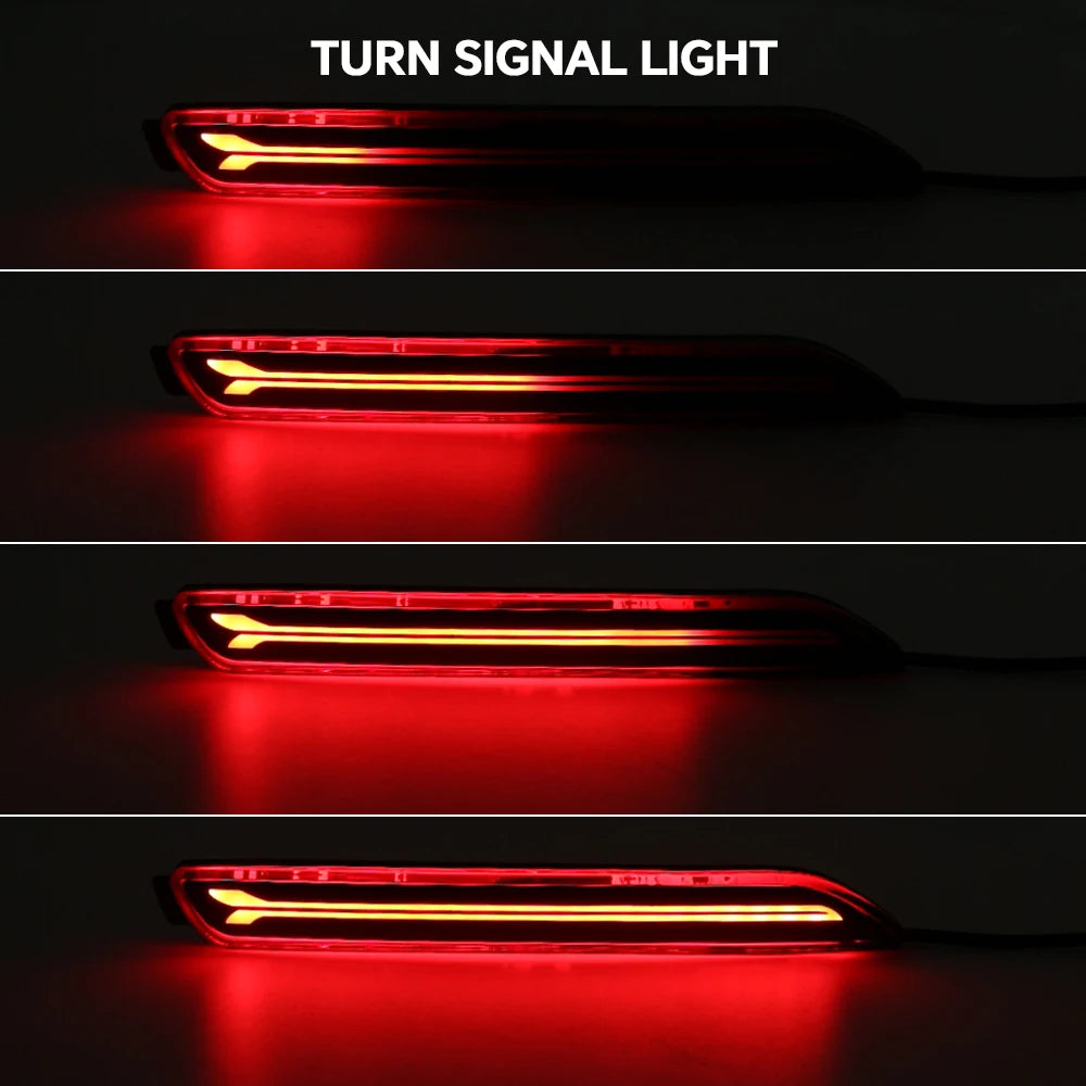 LED Rear Bumper Reflector Lights Fit for Toyota Venza Camry Rav4 Sienna Avalon Matrix Sienna Lexus Tail Light Assembly with LED