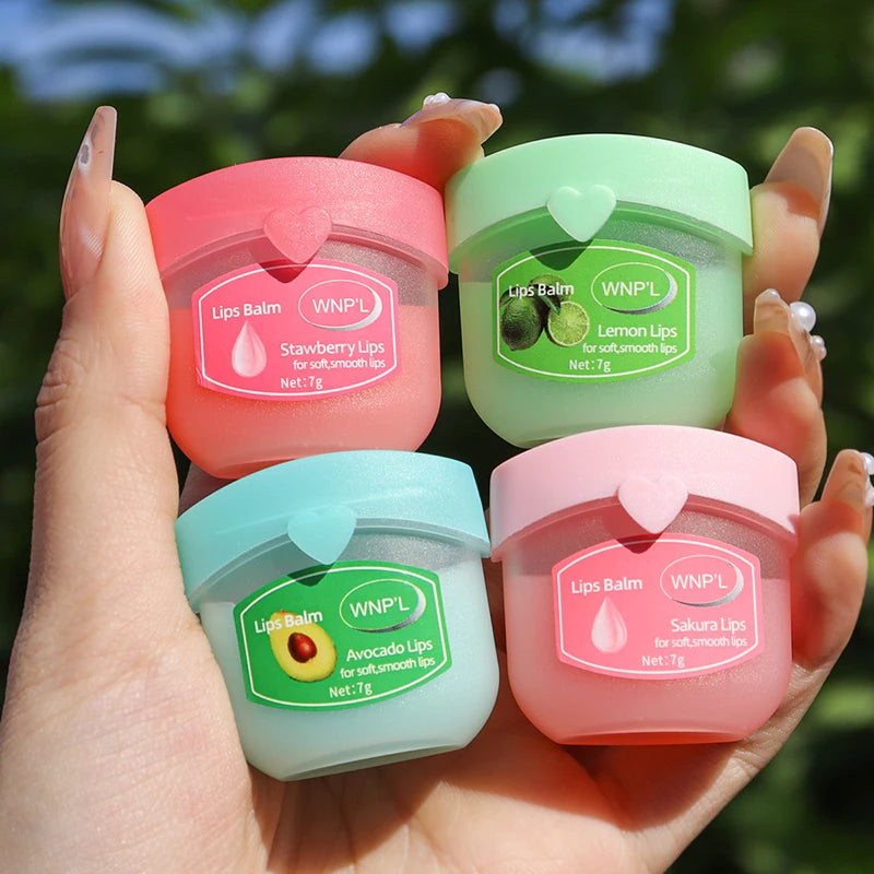4/6/8pcs Moisturizing Lip Balm Sets Lipstick Makeup Natural Plant Base Moisturizer Lip Balm Anti-Cracking Lips