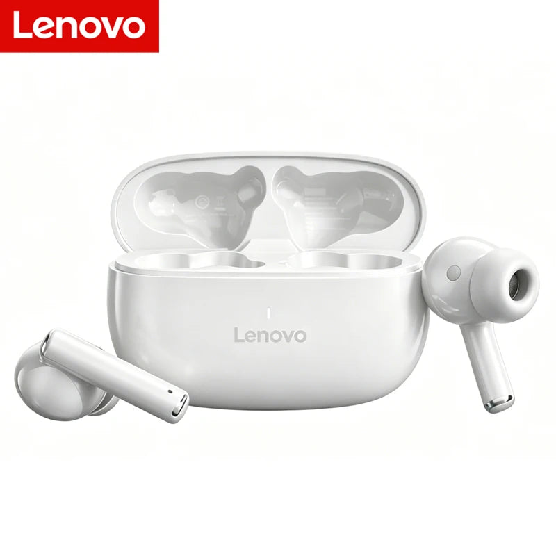Lenovo Bluetooth Wireless Headphones Built In Microphone USB Type C Charging Port Noise Isolating Comfortable Over Ear Headset C